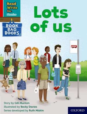 Read Write Inc. Phonics: Lots of us (Red Ditty Book Bag Book 8) de Ruth Miskin