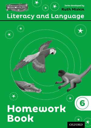 Read Write Inc.: Literacy & Language: Year 6 Homework Book Pack of 10 de Ruth Miskin