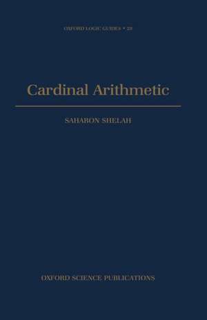 Cardinal Arithmetic de Saharon Shelah