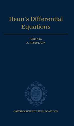 Heun's Differential Equations de A. Ronveaux