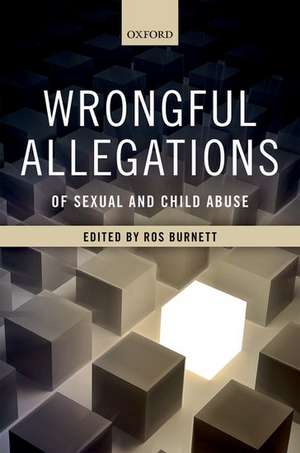 Wrongful Allegations of Sexual and Child Abuse de Ros Burnett