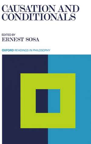 Causation and Conditionals de Ernest Sosa