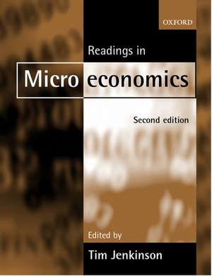 Readings in Microeconomics de Tim Jenkinson