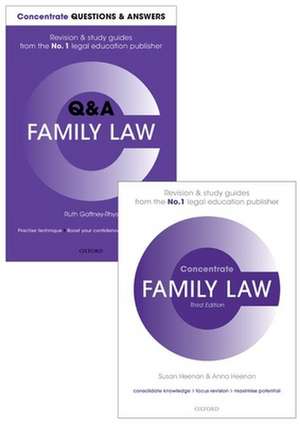 Family Law Revision Pack 2016: Law revision and study guide de Susan Heenan