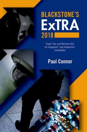 CONNOR, P: BLACKSTONES EXTRA 2018 REVISION AID FOR de PAUL CONNOR