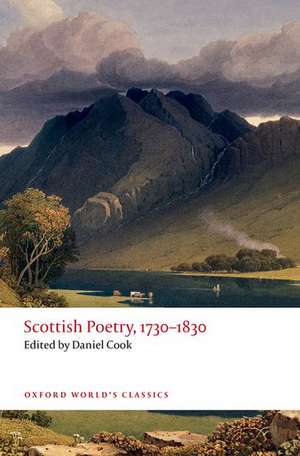 Scottish Poetry, 1730-1830 de Daniel Cook