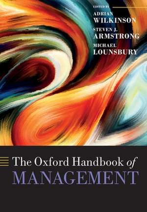 The Oxford Handbook of Management de Adrian Wilkinson