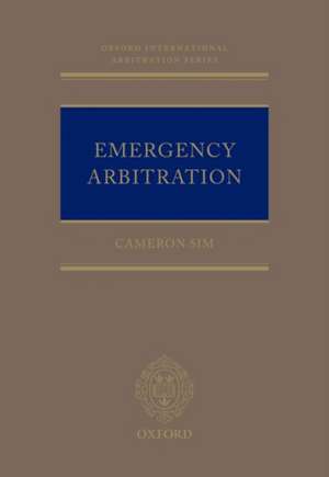 Emergency Arbitration de Cameron Sim