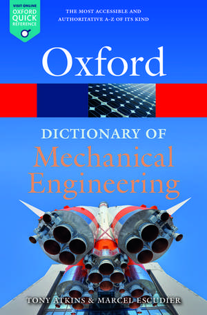 A Dictionary of Mechanical Engineering de Marcel Escudier