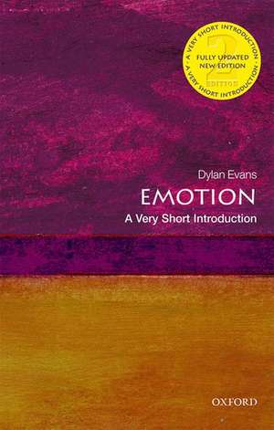 Emotion: A Very Short Introduction de Dylan Evans