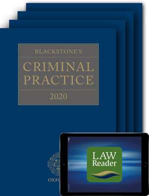 Blackstone's Criminal Practice 2020 (Book, All Supplements, and Digital Pack) de David Ormerod QC (Hon)