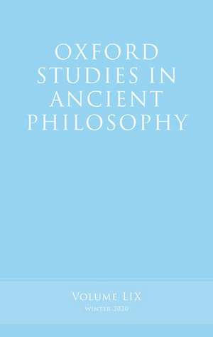 Oxford Studies in Ancient Philosophy, Volume 59 de Victor Caston