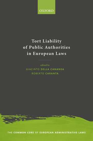 Tort Liability of Public Authorities in European Laws de Giacinto della Cananea