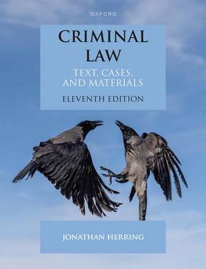 Criminal Law: Text, Cases, and Materials de Jonathan Herring