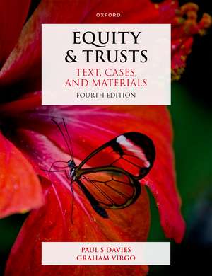 Equity & Trusts: Text, Cases, and Materials de Paul S. Davies