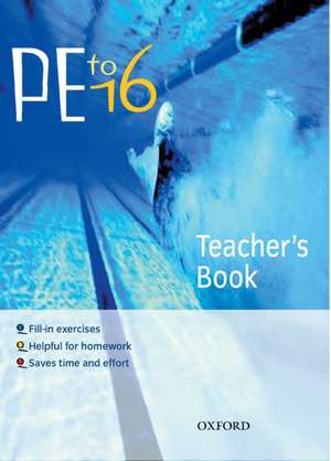 PE to 16 Teacher's CD-ROM (and Booklet) de Nicki Lampon