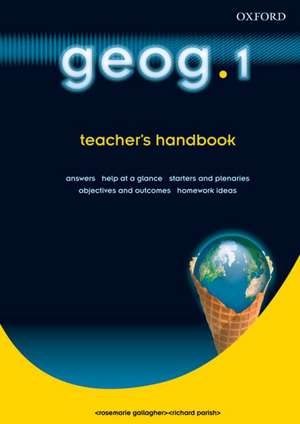 geog.123: geog.1: teacher's handbook de Rosemarie Gallagher