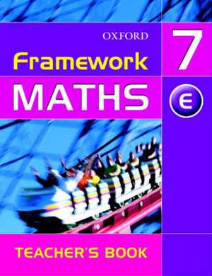 Framework Maths: Year 7 Extension Teacher's Book de David Capewell