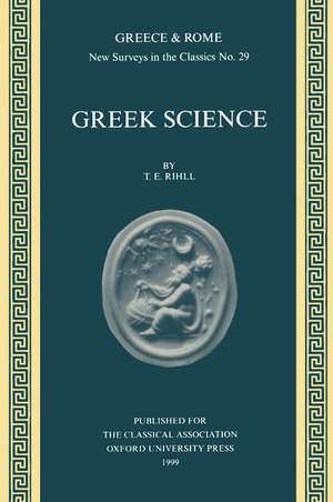 Greek Science de T. E. Rihll