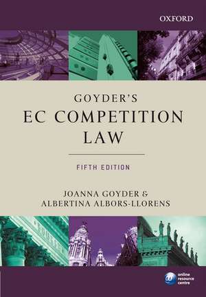 Goyder's EC Competition Law de Joanna Goyder