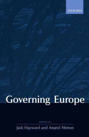 Governing Europe de Jack Hayward