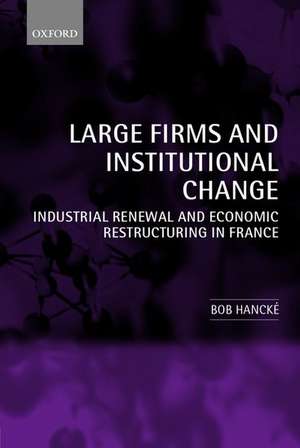 Large Firms and Institutional Change: Industrial Renewal and Economic Restructuring in France de Bob Hancké