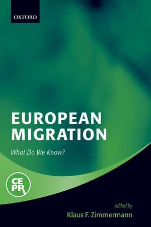 European Migration: What Do We Know? de Klaus F. Zimmermann