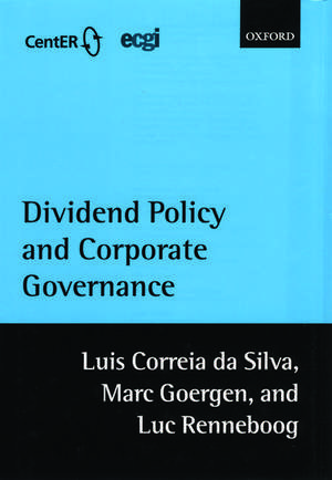 Dividend Policy and Corporate Governance de Luis Correia da Silva