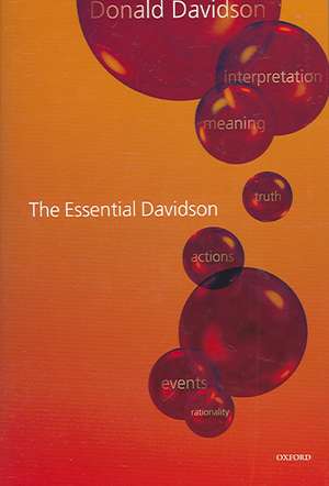 The Essential Davidson de Donald Davidson