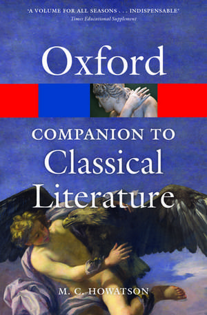 The Oxford Companion to Classical Literature de M.C. Howatson