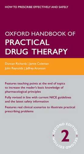 Oxford Handbook of Practical Drug Therapy de Duncan Richards