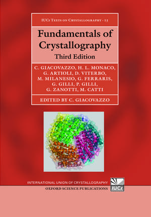 Fundamentals of Crystallography de Carmelo Giacovazzo