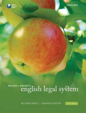 Walker & Walker's English Legal System de Richard Ward