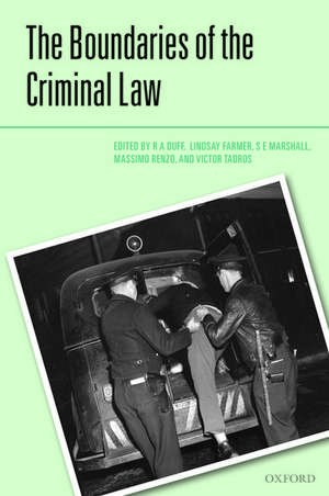 The Boundaries of the Criminal Law de R. A. Duff