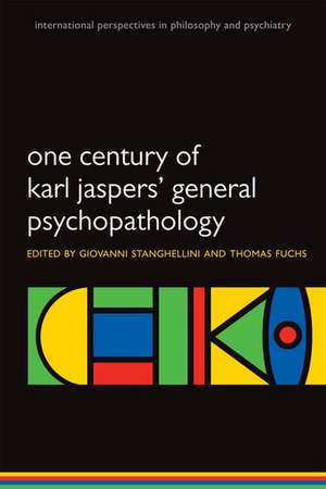 One Century of Karl Jaspers' General Psychopathology de Giovanni Stanghellini