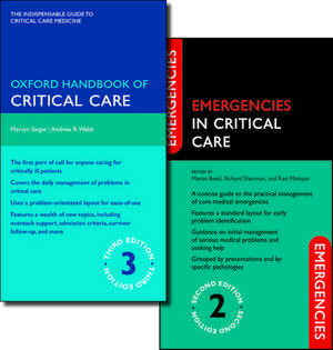 Oxford Handbook of Critical Care Third Edition and Emergencies in Critical Care Second Edition Pack de Mervyn Singer