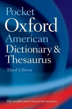 Pocket Oxford American Dictionary and Thesaurus: The World of Corporate Managers de Oxford University Press