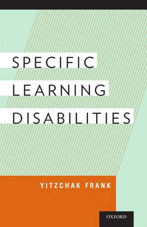 Specific Learning Disabilities de Yitzchak Frank