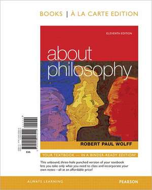 About Philosophy de Robert Paul Wolff