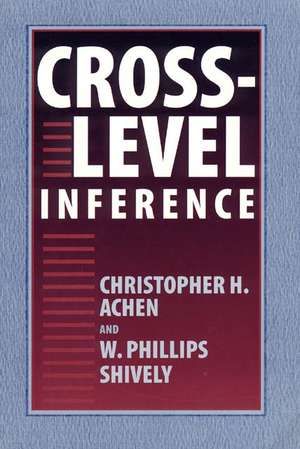 Cross-Level Inference de Christopher H. Achen