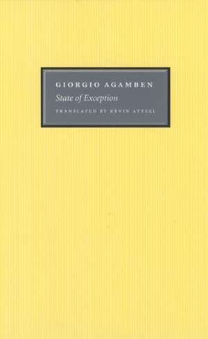 State of Exception de Giorgio Agamben