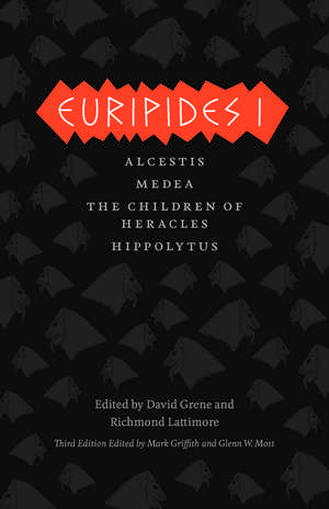 Euripides I: Alcestis, Medea, The Children of Heracles, Hippolytus de Euripides