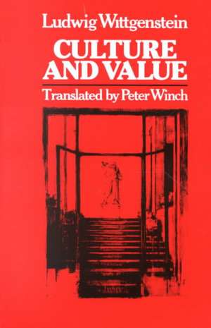 Culture and Value de Ludwig Wittgenstein