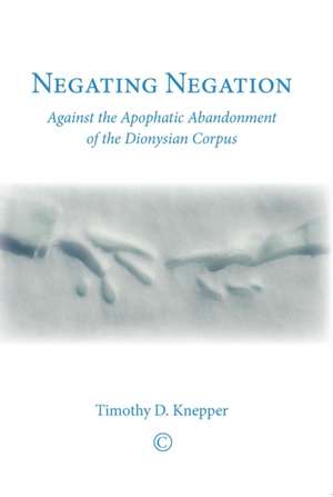 Negating Negation de Timothy D. Knepper