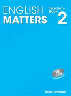 English Matters (Caribbean) Level 2 Teacher's Book & CD Pack de Julia Sander