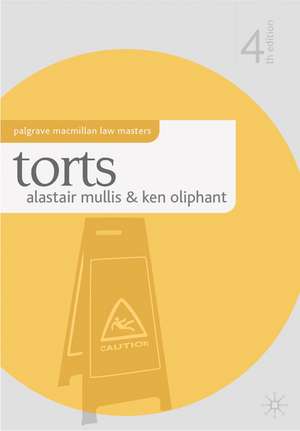 Torts de Alastair Mullis