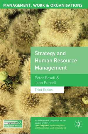 Boxall, P: Strategy and Human Resource Management