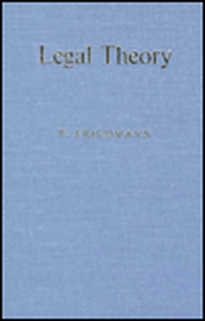 Legal Theory 5e de Wolfgang Friedmann