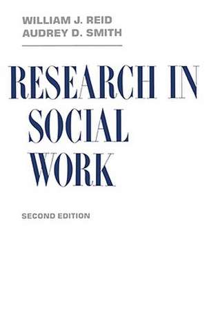 Research in Social Work de Anne Fortune