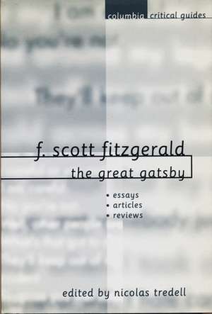 F. Scott Fitzgerald: Essays, Articles, Reviews de Nicolas Tredell